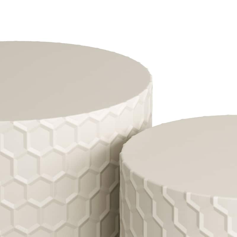 Stylish Minimalist Nesting Coffee Table Set