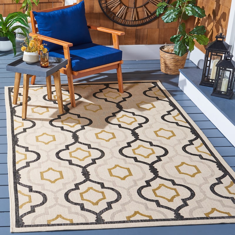 SAFAVIEH Courtyard Oyvor Indoor/ Outdoor Waterproof Patio Backyard Rug