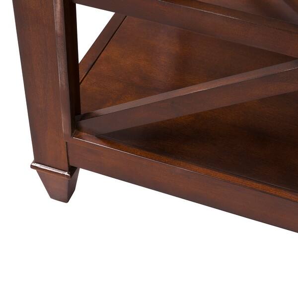 Shop Black Friday Deals On Caroline Espresso Stain End Table Overstock 7280204