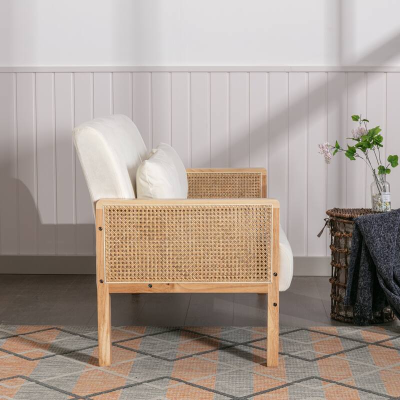 Ebello Solid Wood Accent Chair
