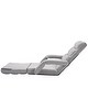 preview thumbnail 12 of 10, 2-in-1 Foldable Floor Chair Bed with 5-Position Adjustable Backrest - 25.2" x 24" x 27.2"