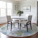 preview thumbnail 44 of 47, Premium Washable Super Soft Coral Starfish Coastal Mayfield Rug Aqua - 8' x 8' - Round