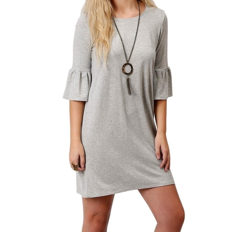 ladies grey dress