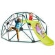 preview thumbnail 1 of 7, Gymax 8FT Climbing Dome w/ Slide Outdoor Kids Jungle Gym Dome Climber Kids
