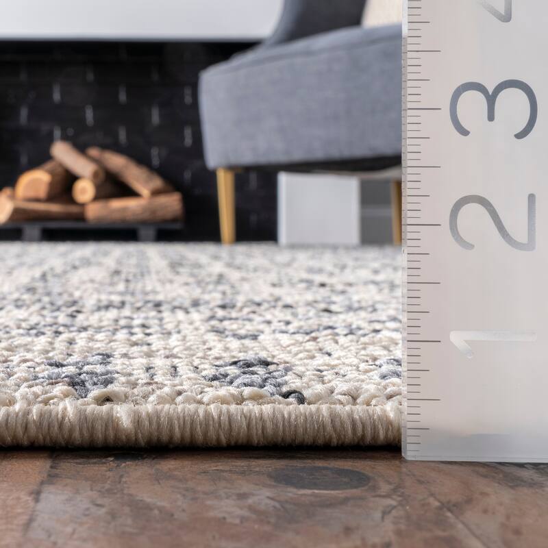 Nuloom Elodie Distressed Diamonds Area Rug