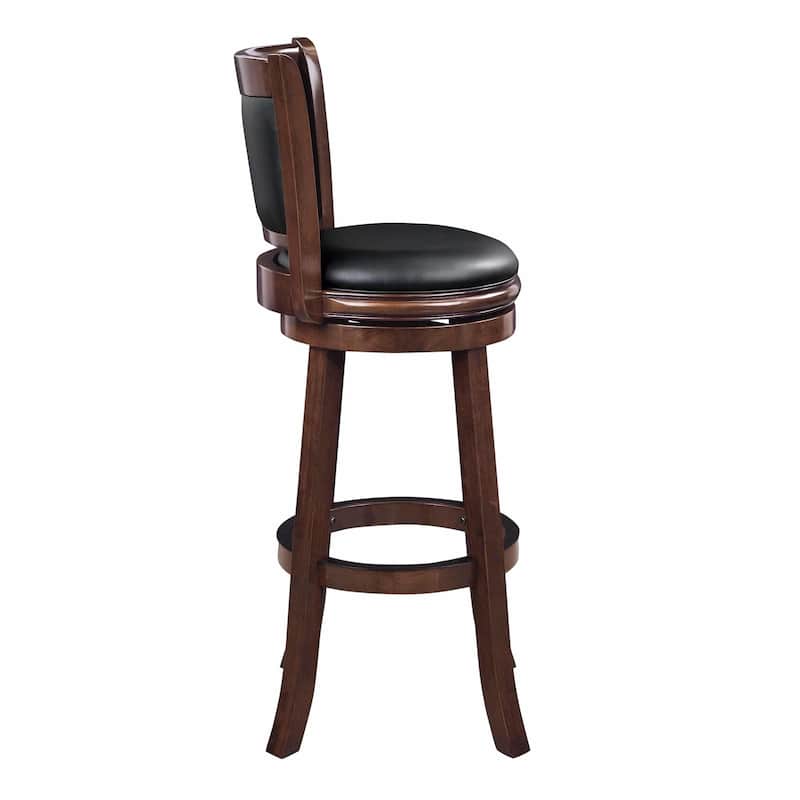 Augusta Wood Indoor Swivel Barstool
