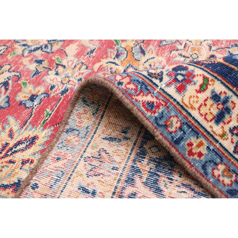 ECARPETGALLERY Hand-knotted Antalya Vintage Red Wool Rug - 9'9 x 12'8