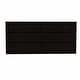preview thumbnail 2 of 1, 60" Black Six Drawer Double Dresser