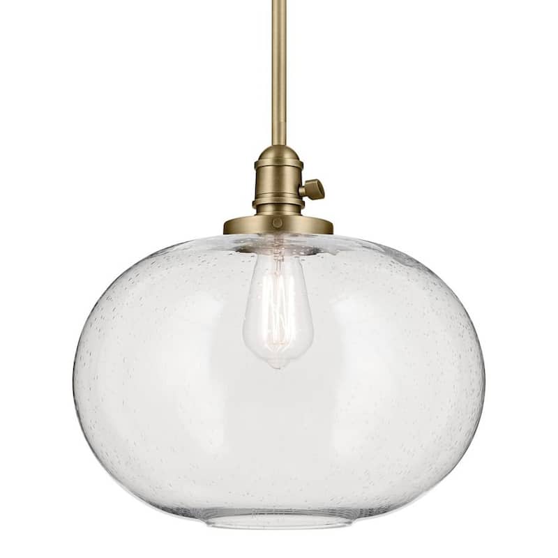 Kichler 43911 Avery 15" Wide Pendant - Natural Brass