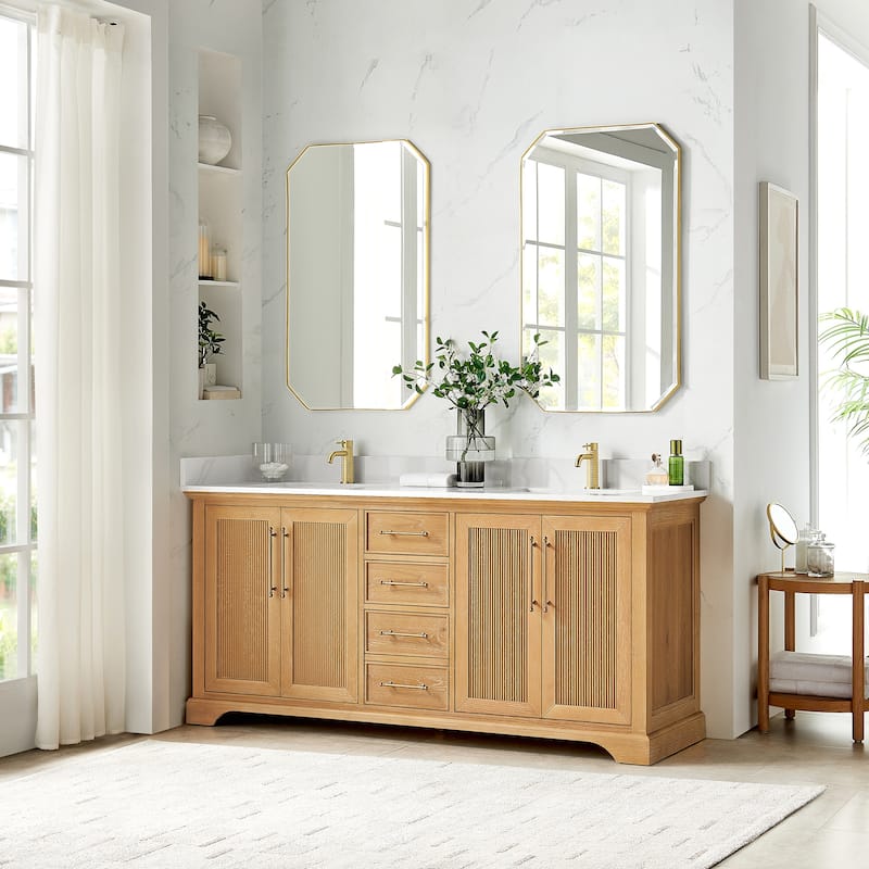 Tokyo Bath Vanity with Quartz Stone Top without Mirror