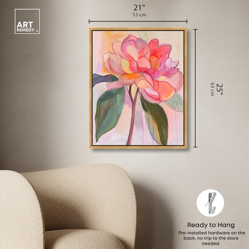 Softly Unfurling I Canvas by Art Remedy