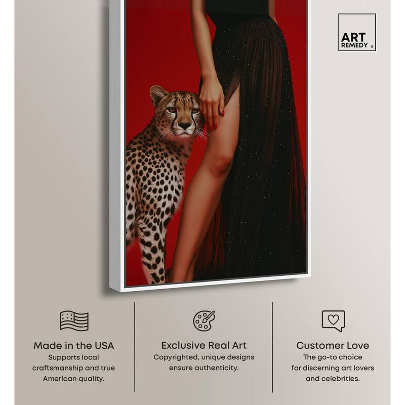 Wild at Heart Canvas by Art Remedy