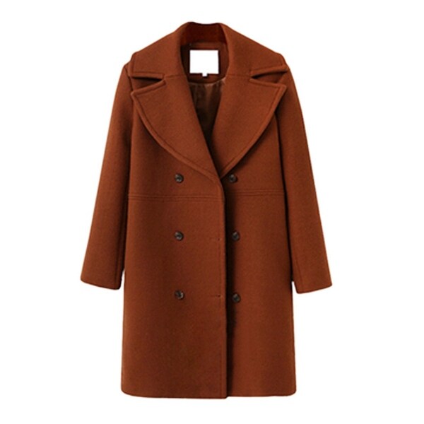 beige wool coat womens