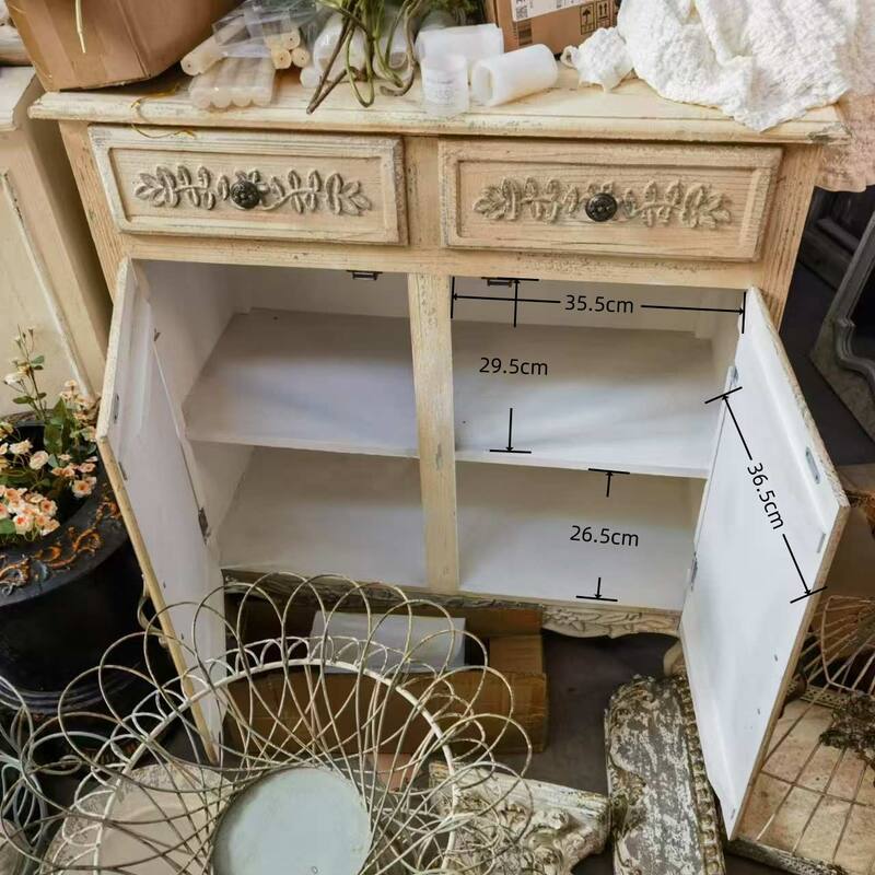 Vintage Carved Cabinets Wooden