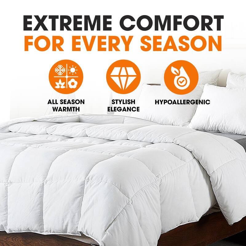 Cheer Collection All Season Down Alternative Hypoallergenic Comforter