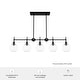 preview thumbnail 8 of 15, Hunter Xidane 5 Light Linear Chandelier - Dining Room, Kitchen Island - Contemporary, Transitional, Mid-Century Modern - 5-Light