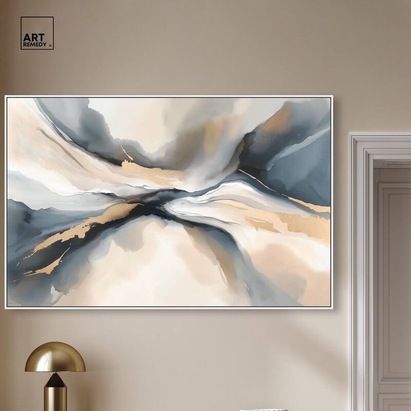 Dynamic Swirls I Canvas by Art Remedy