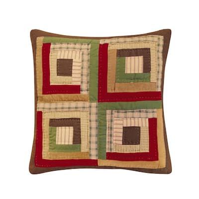 18" x 18" Oak Ridge Pine Quilted Throw Pillow