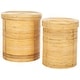 preview thumbnail 3 of 7, SAFAVIEH Home Collection Vali Basket Set Of 2 - 19" W x 19" D x 21" H