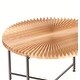 preview thumbnail 22 of 22, Crafted Wood Radial Pattern Coffee Table Set