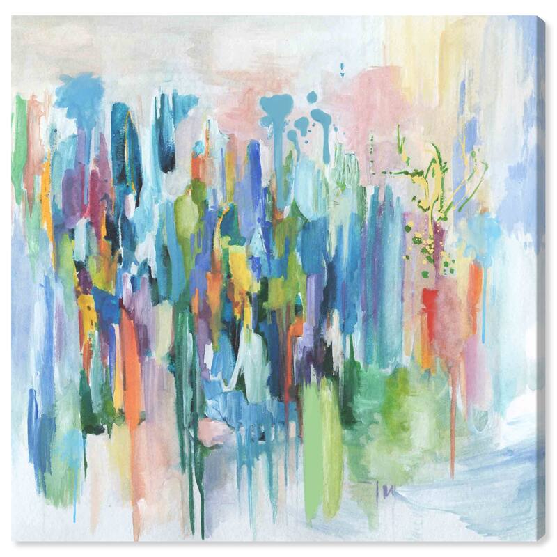 Wynwood Studio Canvas Abstract Deep Thoughts Blue and Modern & Contemporary Wall Art Canvas Print