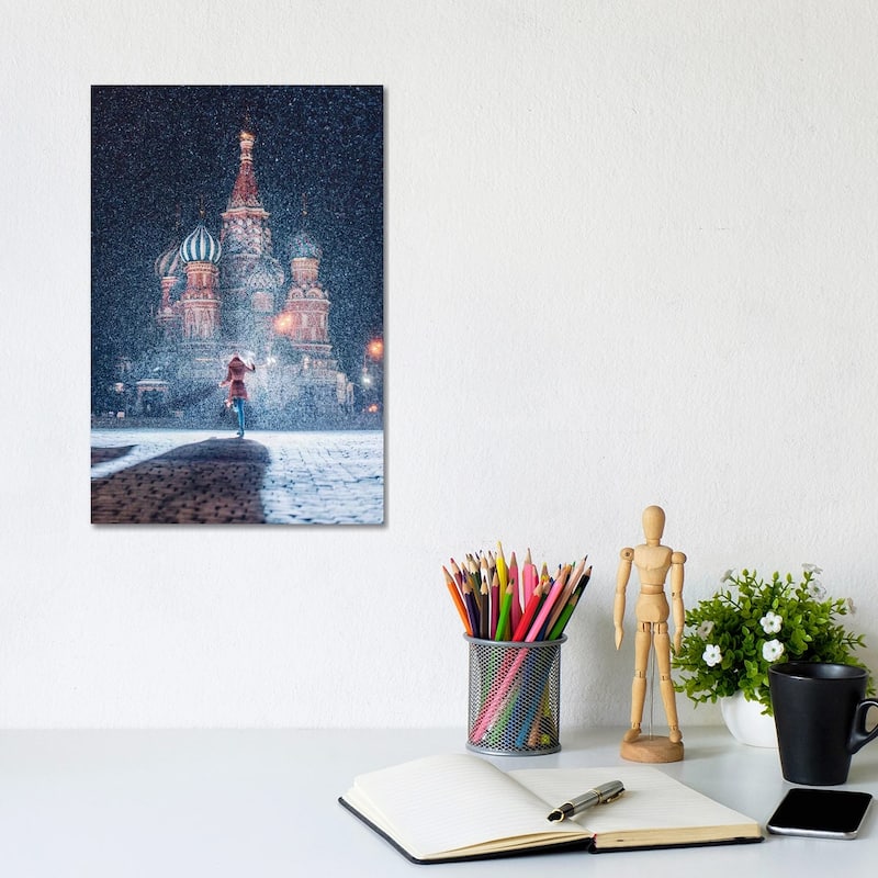 iCanvas "Moscow Like Fairytale" by Hobopeeba Canvas Print - 12x8x0.75