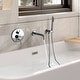 preview thumbnail 3 of 41, Solid Brass 2 Handle Wall Mounted Roman Tub Faucet With Handheld Shower