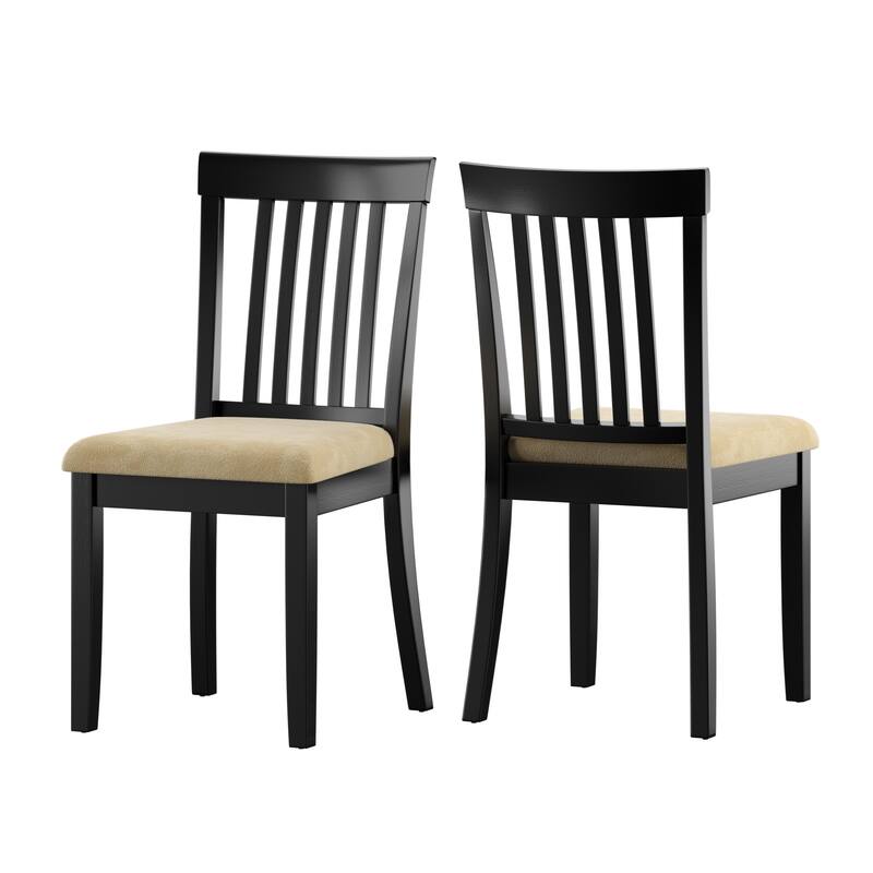 Wilmington Black Dining Chair (Set of 2) by iNSPIRE Q Classic - Mission Back