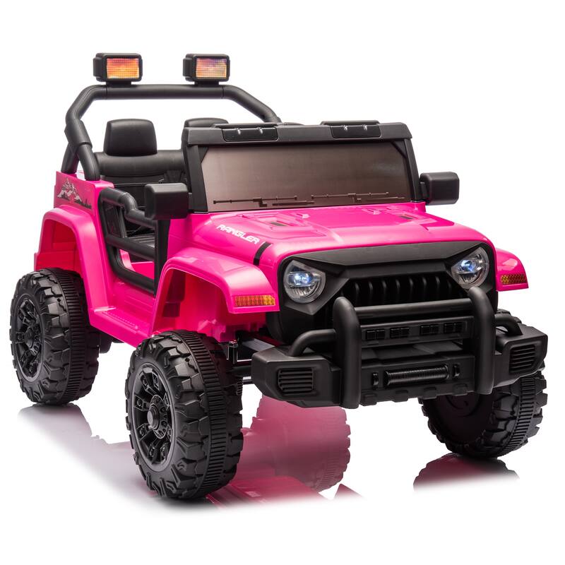 Kids Electric Ride-On Car with Remote, 12V, Bluetooth, Four-Wheel Suspension, Ages 3+