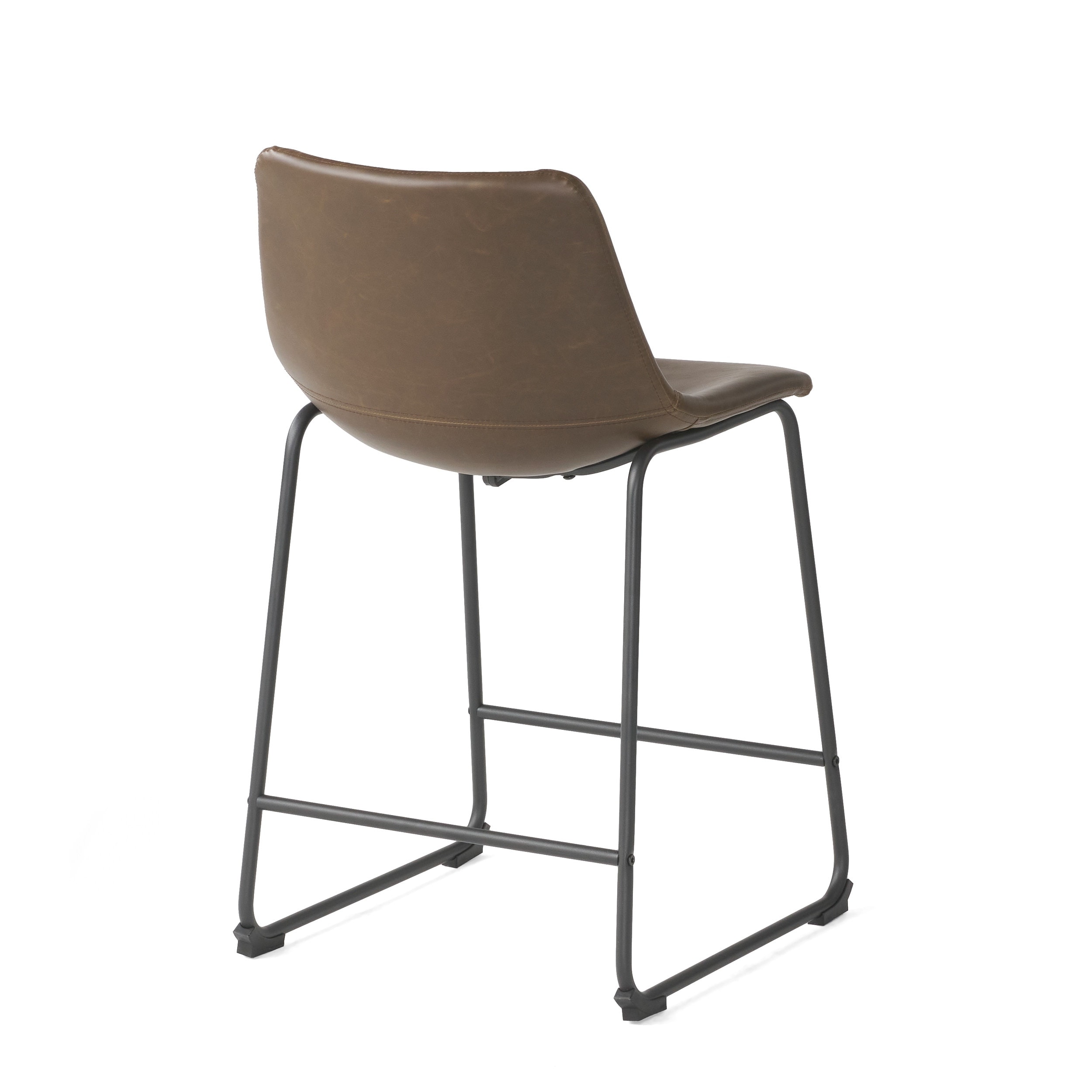 Christopher knight home cedric sales leather counter stool
