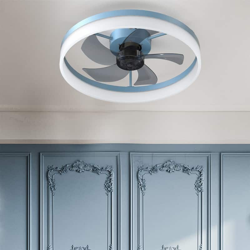 Ceiling Fans with Lights and Remote - Blue
