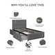 preview thumbnail 13 of 14, Avenue Greene Romeo Upholstered Bed with Storage