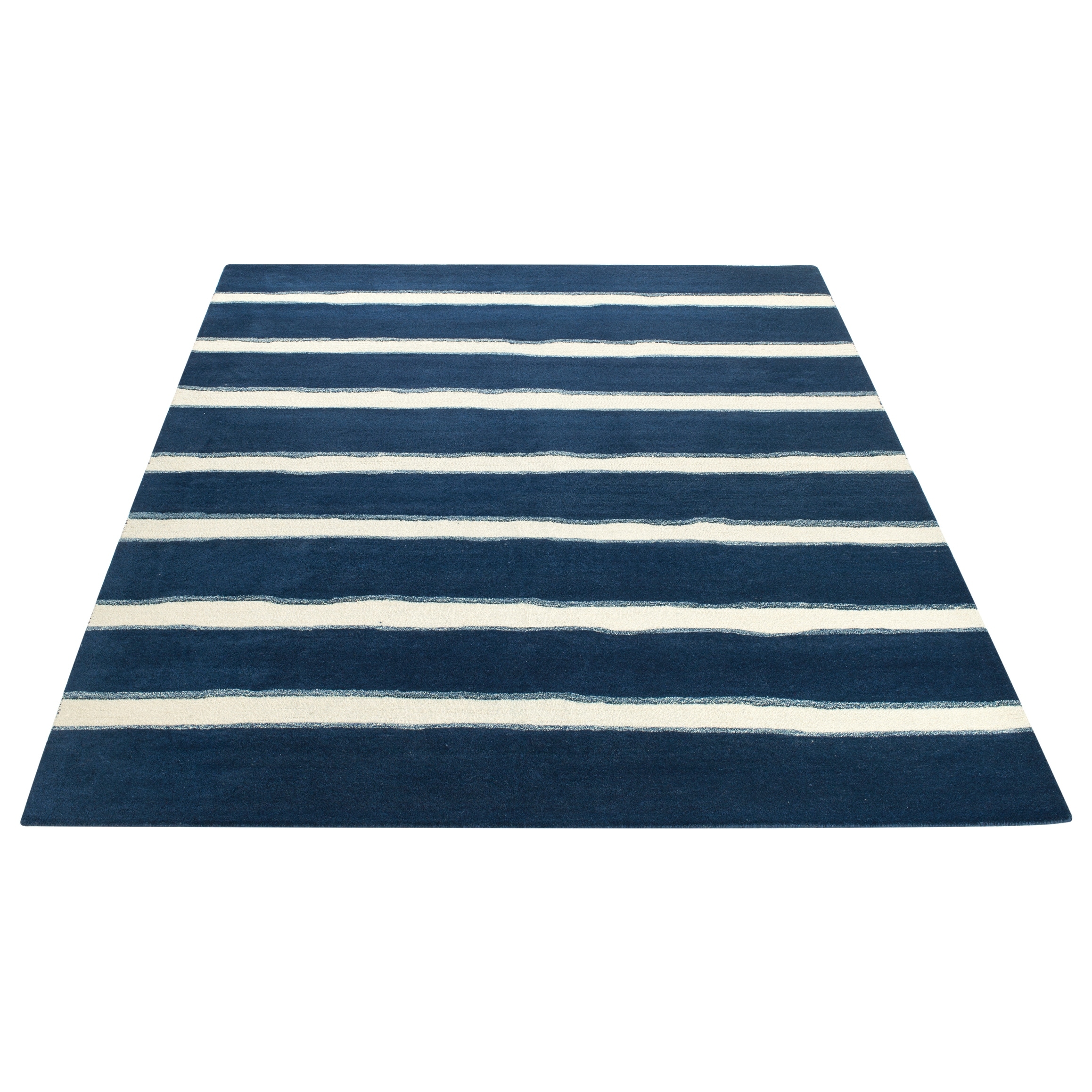 Martha Stewart by SAFAVIEH Chalk Stripe Wool/ Viscose Rug