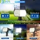 Solar Lights Outdoor Waterproof IP68, 56 LED 3 Lighting Modes Solar ...