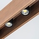 preview thumbnail 7 of 9, 6-Light Farmhouse Black Linear Wood Pendant Light Kitchen Island Lighting - 39.37 in. W x 4.65 in. D x 5.91 in. H