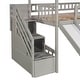 preview thumbnail 31 of 30, Twin Loft Bed with Two Drawers and Slide, House Bed with Slide