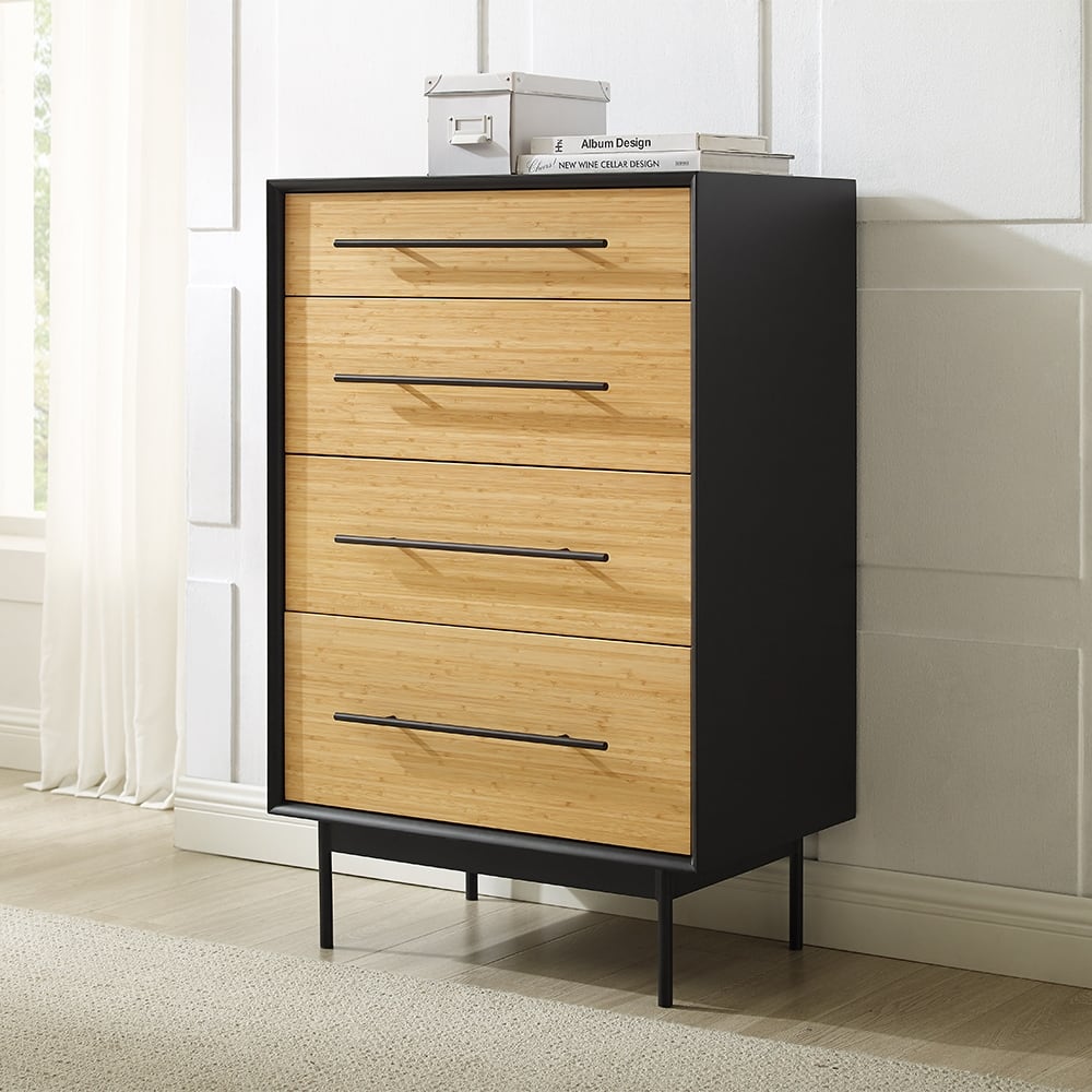 Santa Cruz 4 Drawer High Chest, Wheat