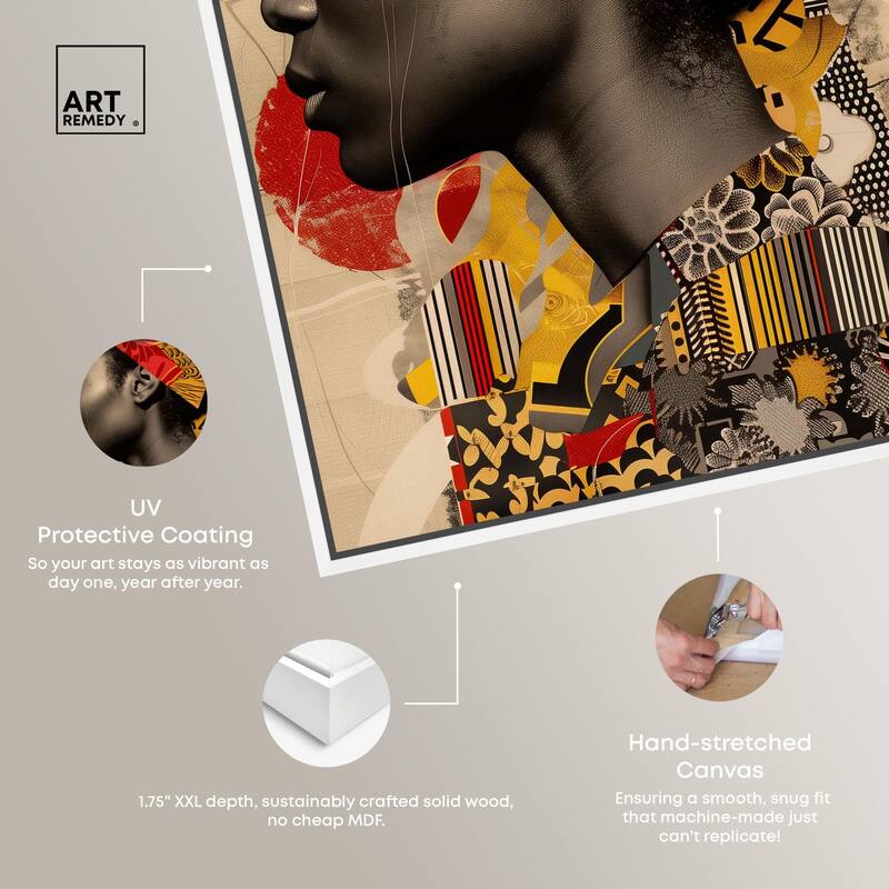 Cultural Collage Canvas by Art Remedy