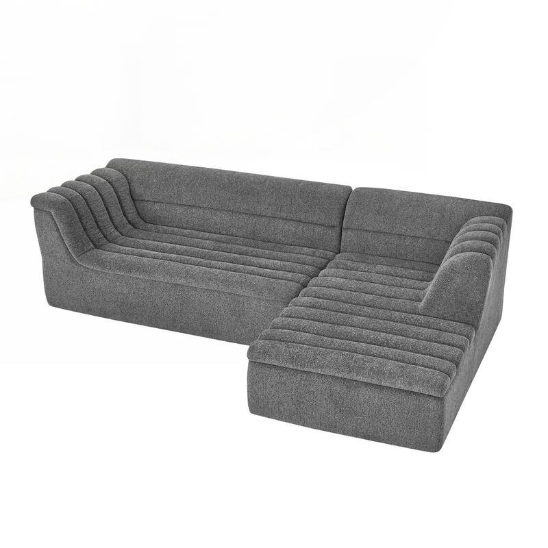 106" L-Shaped Modular Sectional Sofa with Chaise for Living Room