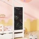 preview thumbnail 10 of 18, Kids House-Shaped Twin Size Bed with 2 Large Drawers with Blackboard