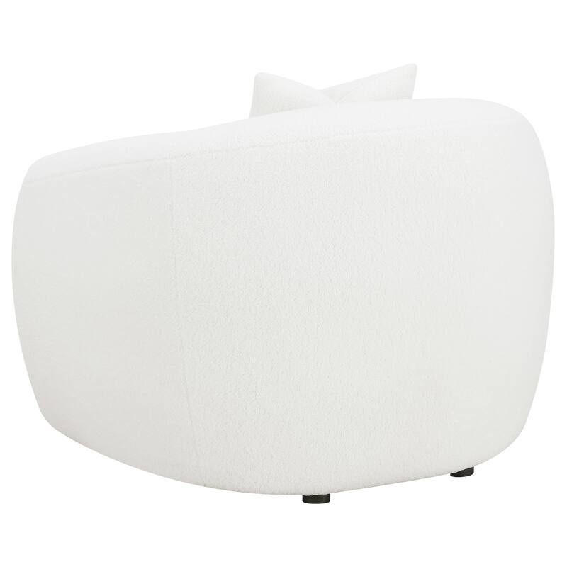 Isabella Faux Sheepskin Upholstered Sofa Set Natural