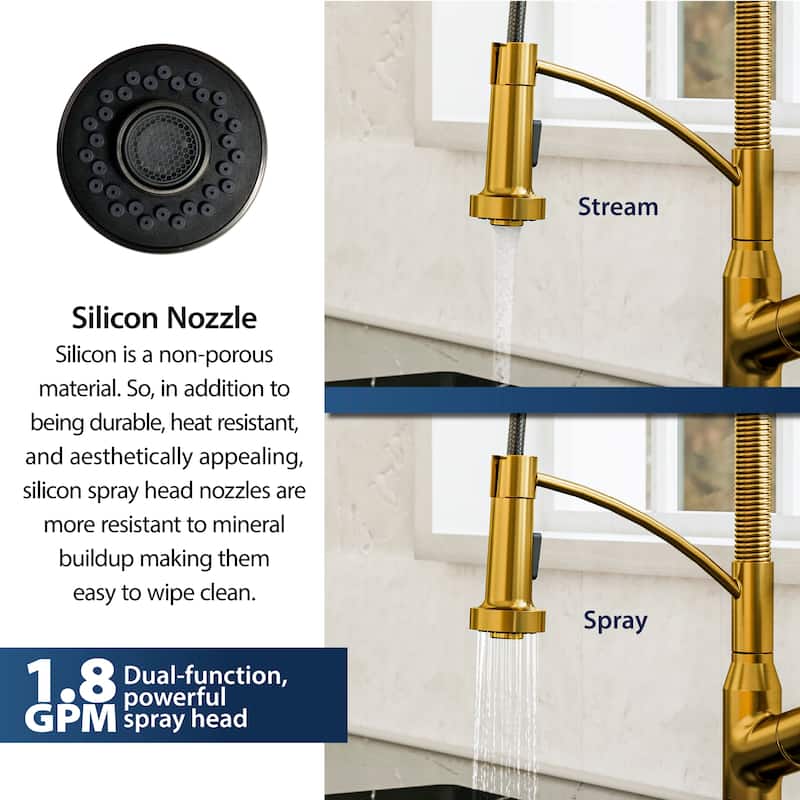 Karran Scottsdale Touchless Single-Handle Pull-Down Sprayer Kitchen Faucet