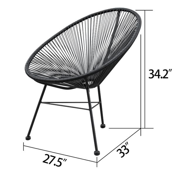 Sarcelles Acapulco Modern Wicker Chairs by Corvus (Set of 2)