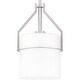 preview thumbnail 4 of 6, Seymour 1-Light Brushed Nickel Mini Pendant Light