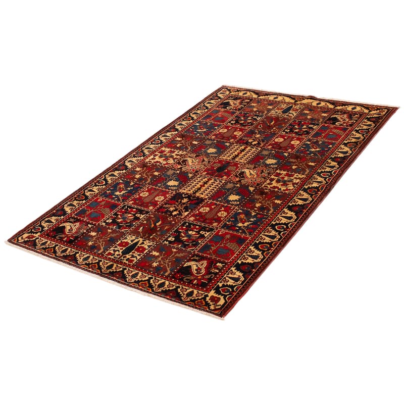 ECARPETGALLERY Hand-knotted Kayseri Vintage Red Wool Rug - 5'3 x 8'2