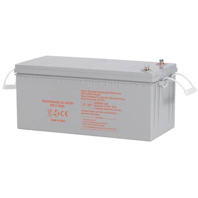 Rechargeable AGM Marine Battery with a Self-Discharge Rate, 1400A Current - 12V 200 AH 21.7'' x 9.4'' x 8.7''