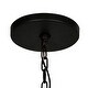 preview thumbnail 4 of 6, Brian Patrick Flynn for Crystorama Hulton 5 Light Matte Black Chandelier - 25'' W x 16'' H