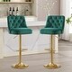 preview thumbnail 9 of 34, HOMYKA 360 Degrees Swivel Bar Chair With Adjustable Height and Metal Feet Bar Stool Set of 2