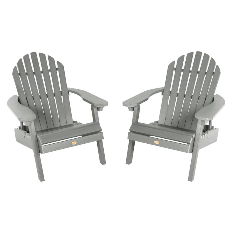 Highwood Hamilton Reclining Adirondack Chairs (Set of 2) - Coastal Teak