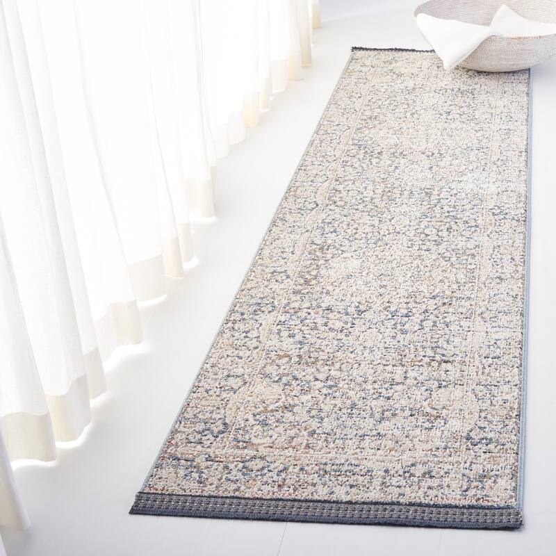 SAFAVIEH Lauren Ralph Lauren Gyrithe Vintage Rug - 2'2" x 8' Runner - Ivory/Light Olive